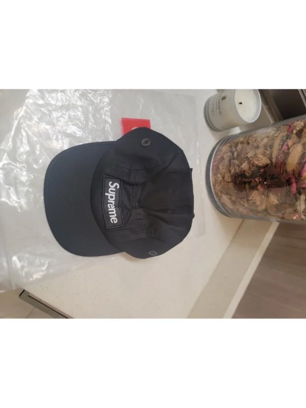 Supreme Military Camp Cap FW22 Black Box Logo DS New Sealed In Hand Authentic